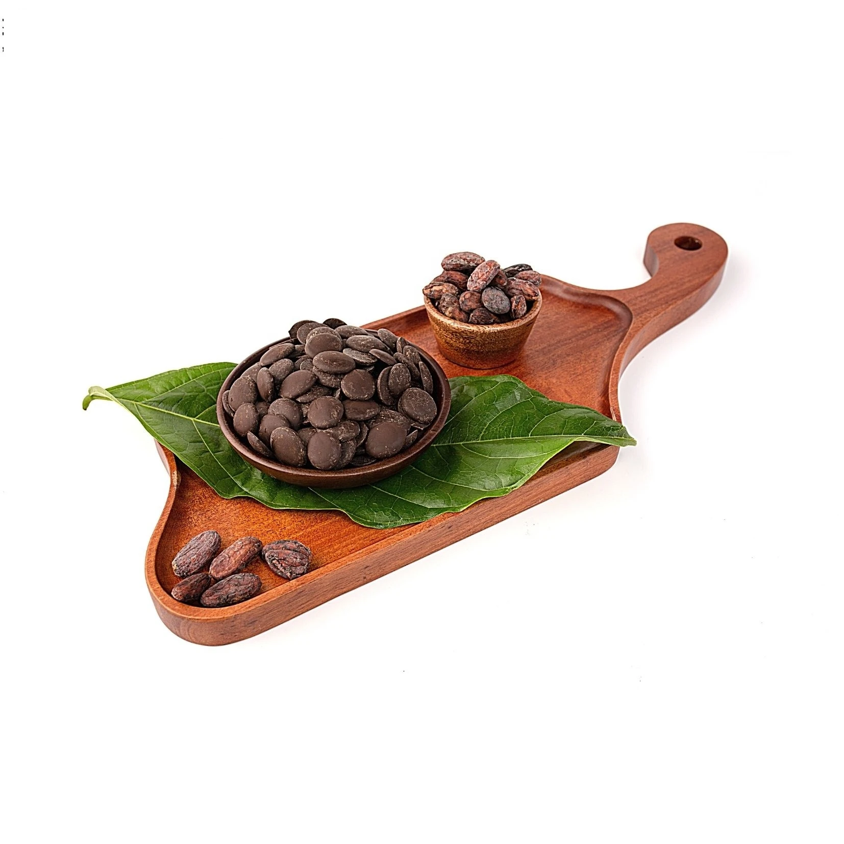 Wholesale Puratos Grand-Place Sustainable Cocoa Dark Chocolate Button- Vietnam Conched Cocoa Liquor For Chocolatiers