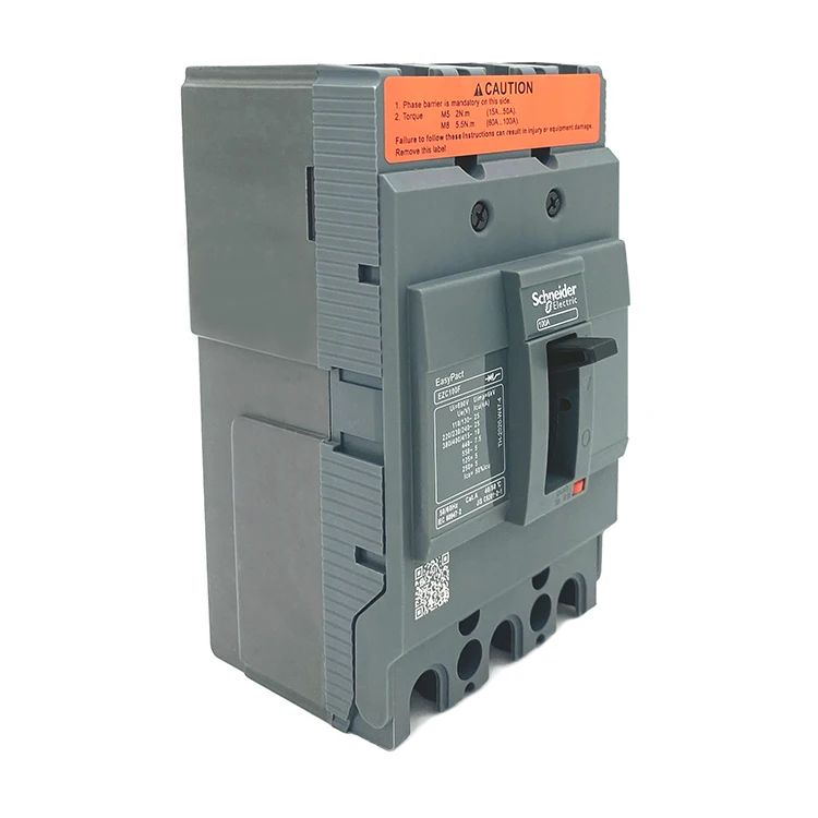 MCCB Professional Factory 63A 75A 80A 100A Easypact EZC EZC100F Merlin Gerin Circuit breaker