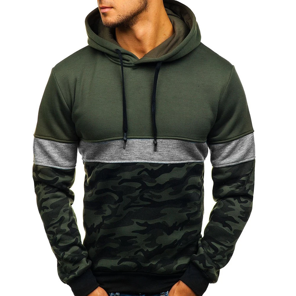 
Men Hoodies in Camouflage Design High Quality Sweatshirts With Hooded Collar For men 