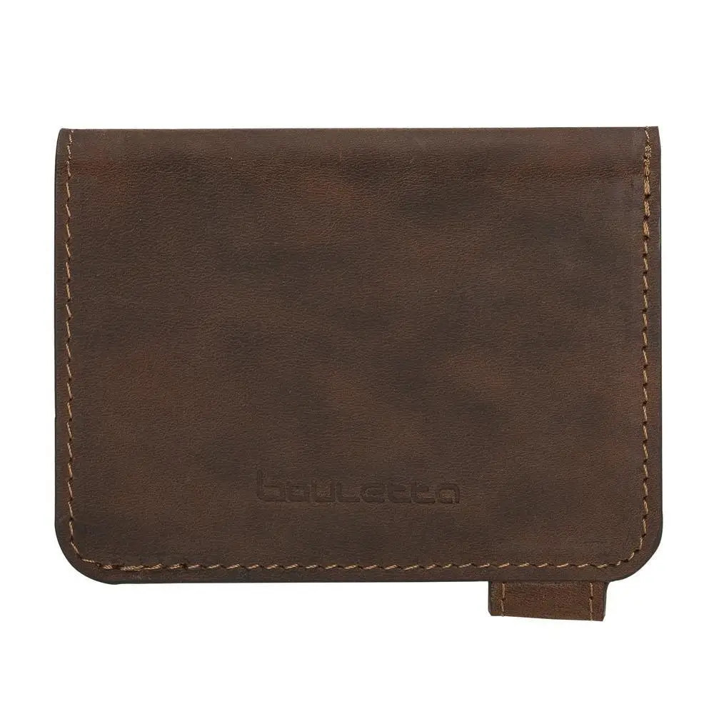 OSCAR Genuine Leather Handmade Card Holder Wallet with RFID Protection and Color Optional