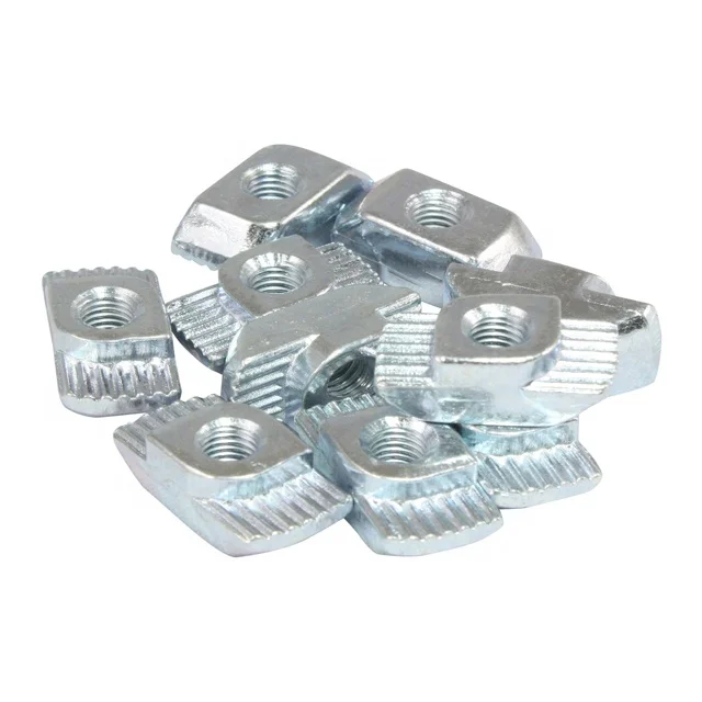 M4 M5 M6 M8 Hammer Nut Carbon Steel Aluminum Connector T Fastener Slot Nut