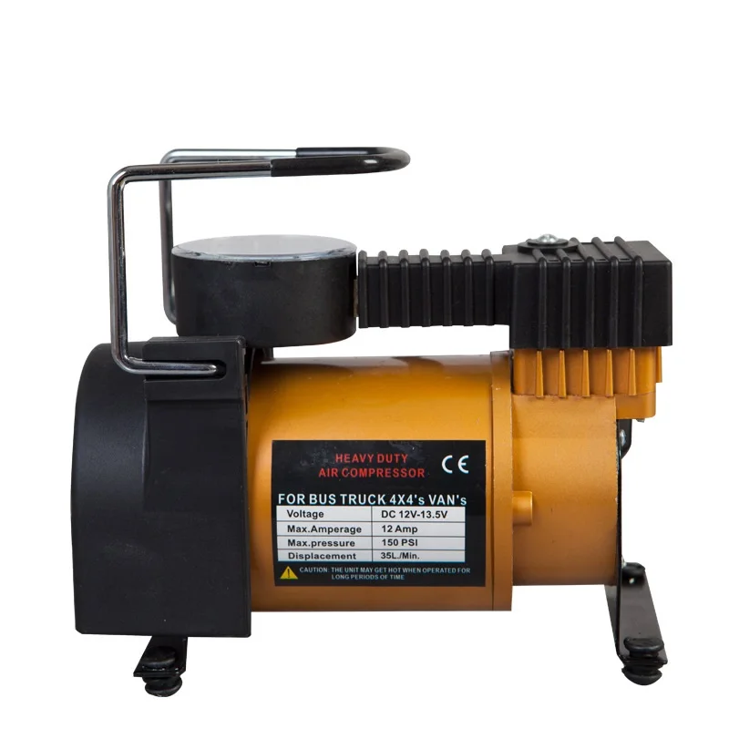 Mini Portable 12v Car Tire Inflators Auto Electric Car Air Compressor