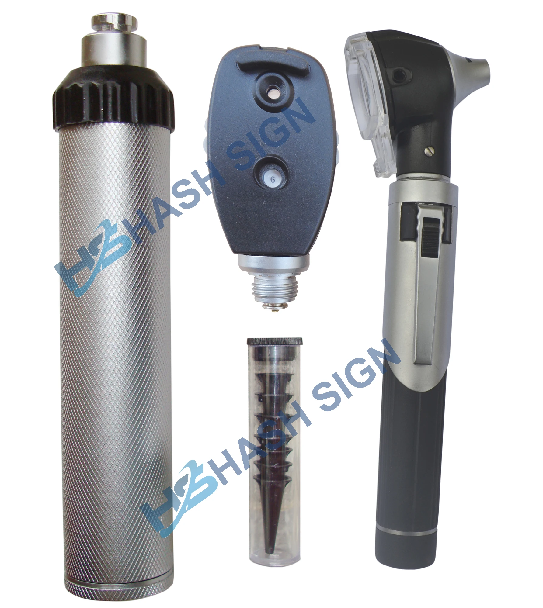 Fiber Optic Mini LED Ophthalmoscope Otoscope Combo Set
