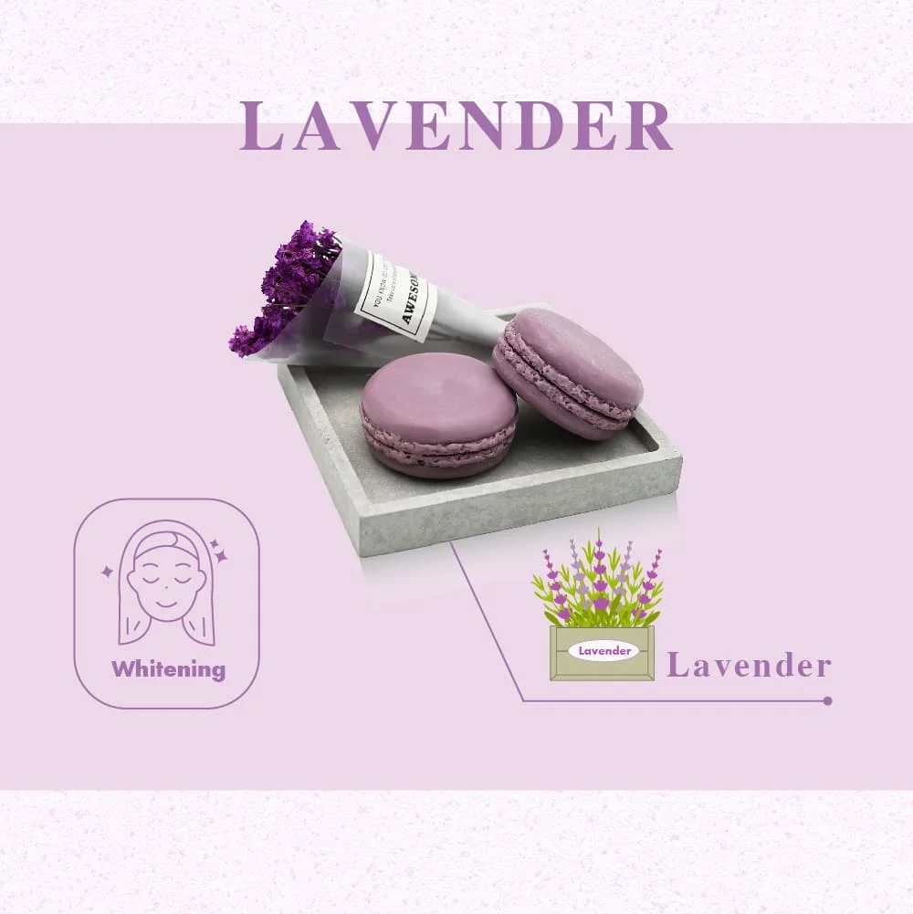 Macaron style korean soap For face cleaning