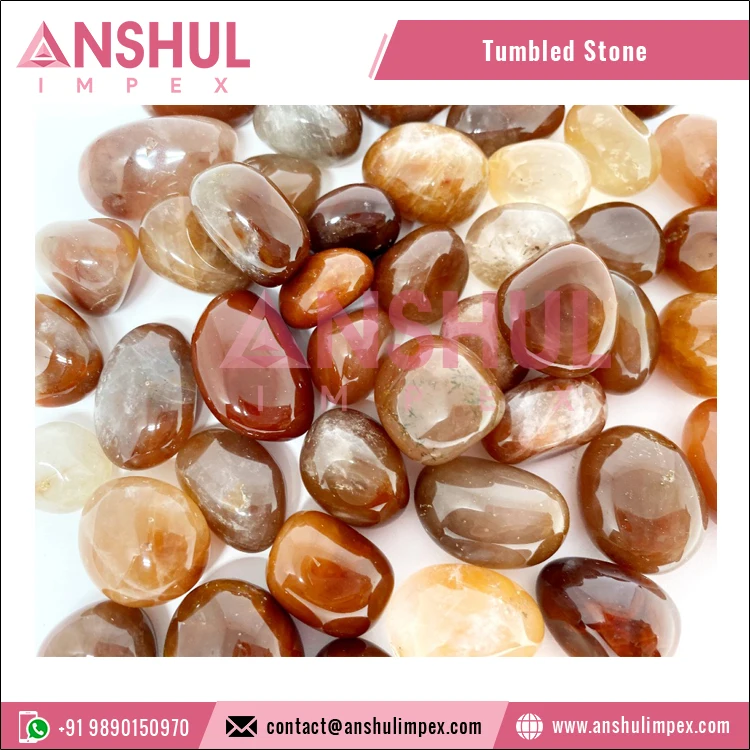 Top Selling Business Gift Multiple Usage Crystal Stone Healing Red Crystal A Tumbled Stones