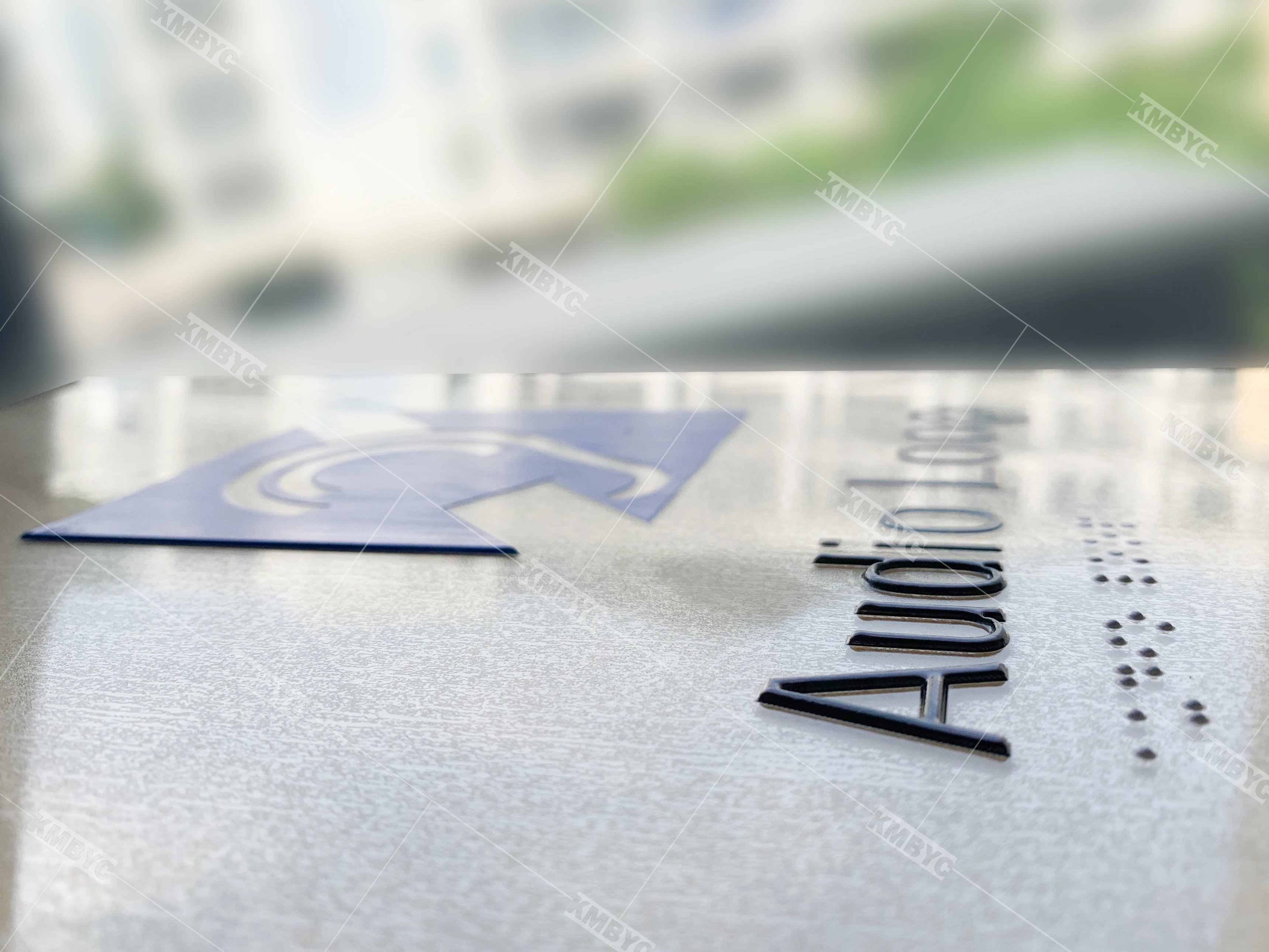 Digital UV Color Printer For Braille Sign Embossed Metal Nameplate Public Sign Printing