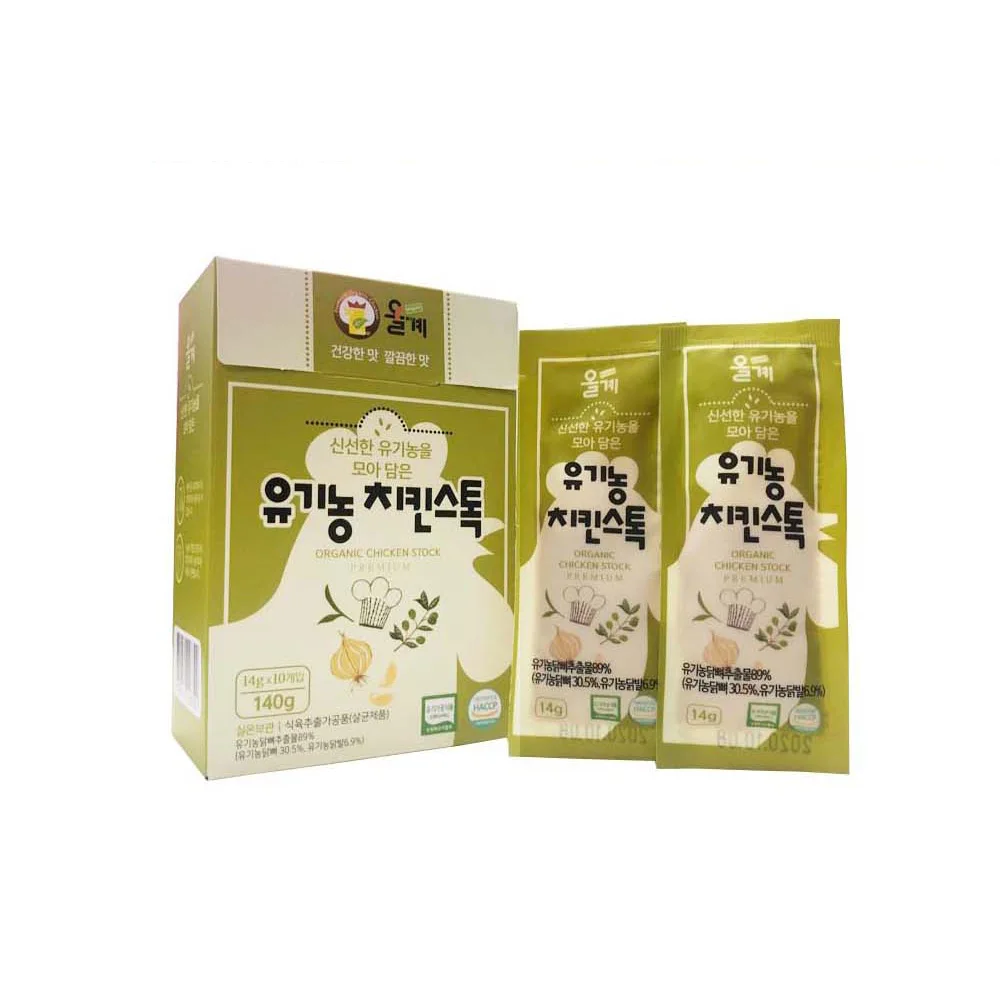 Органический корейский Цыпленок, суповой соус со вкусом, вкусная супер еда
