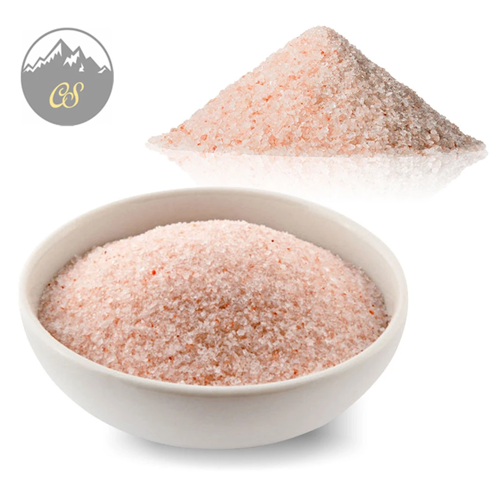 Himalayan Pink Salt with light pink colour Free flow ready to eat useful in cooking with rich minerals