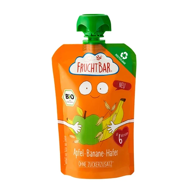 
Fruchtbar Organic puree Apple-banana-oats baby food porridge 100g 