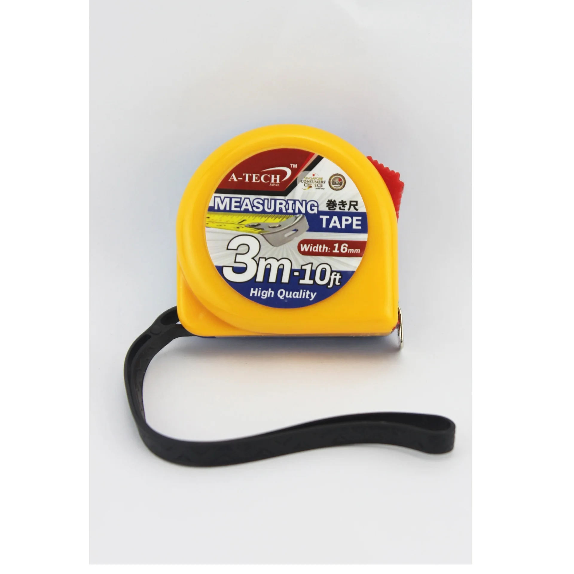Hot Selling 3m/ 5 m/ 7.5 m Measuring Tape With High Quality Plastics Case Material Made in Singapore