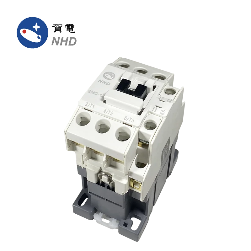 SMC-1211 3 Pole AC Contactor , Magnetic Contactor 12A