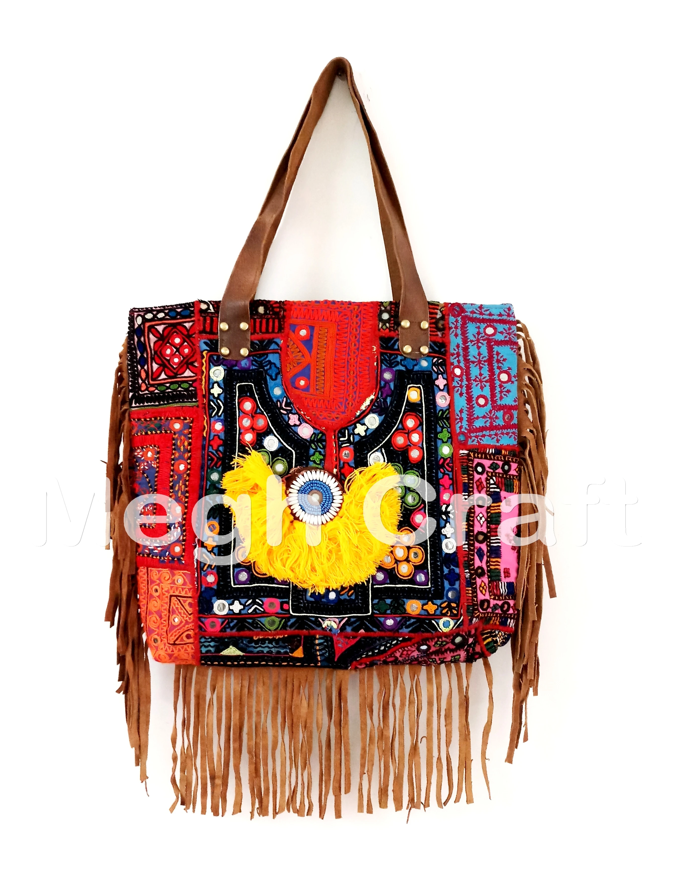 Indian Banjara Handbags - Boho gyosy Vintage Banjara Tribal Handbags-Gypsy Designer Ethnic Banjara handbag