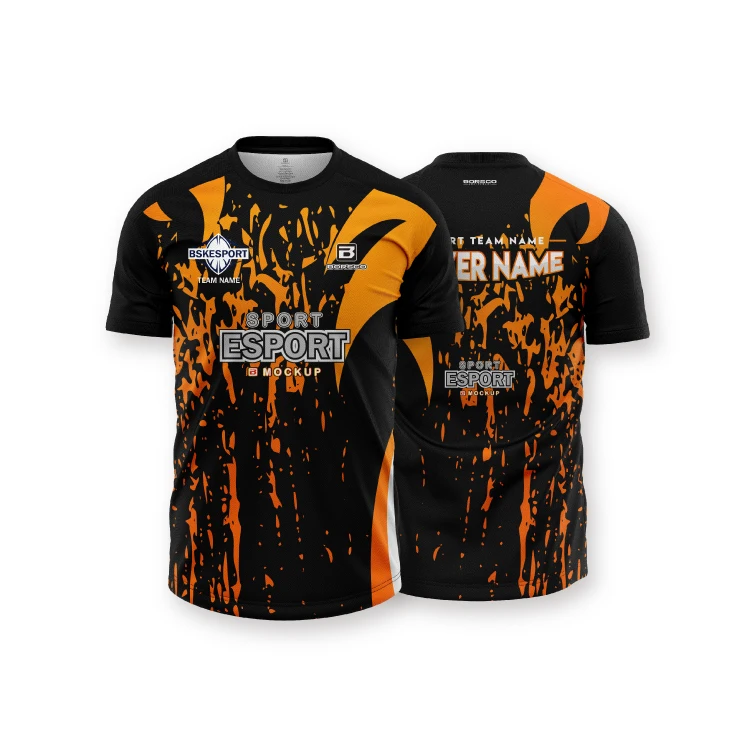 Мужские футболки для киберспорта из 100% полиэстера элитные спортивные