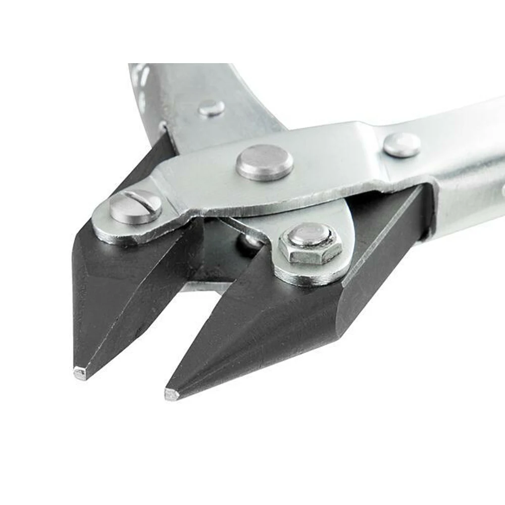 5-1/2 Inch Long Chain Nose Parallel Pliers Steel and Stainless Steel Material with Spring