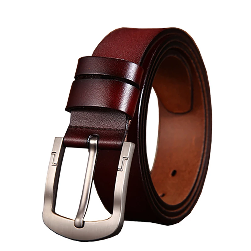 High Quality Geniune Leather  Belts For Jeans Quality Leather Casual Jeans Belt for Men And Women