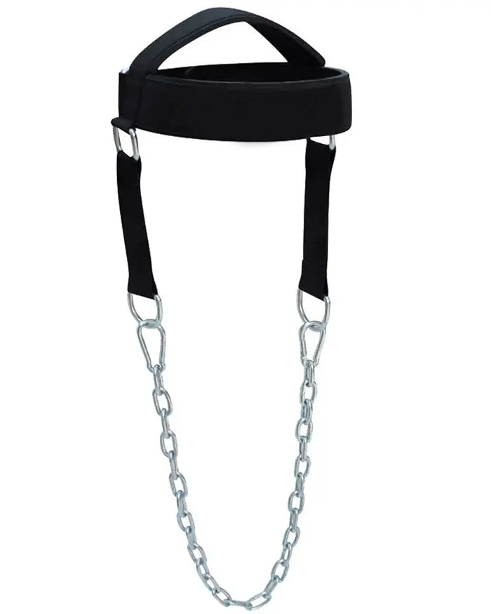 Weight Lifting Head Harness for Gym Workout Lifting Strong Neck Muscles Building Weight Lifting Gym Chain