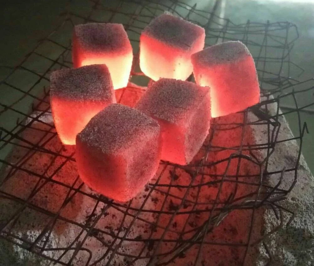 Biodegradable 1 kg Coconut Shell Charcoal Briquette For Shisha Hookah