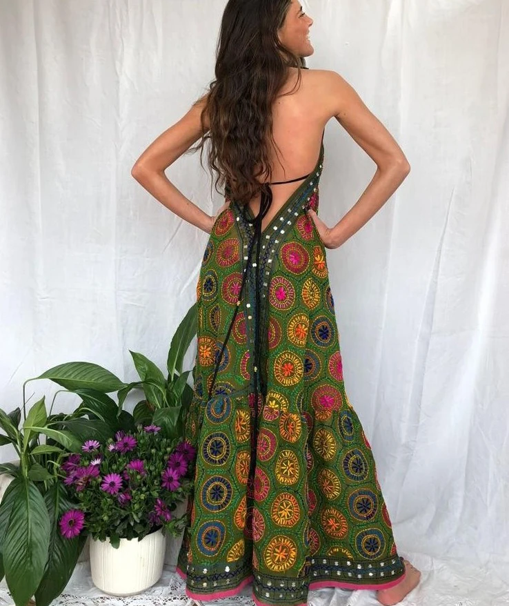 
Flower Designer Women Wear Embroidered Magic Dress 