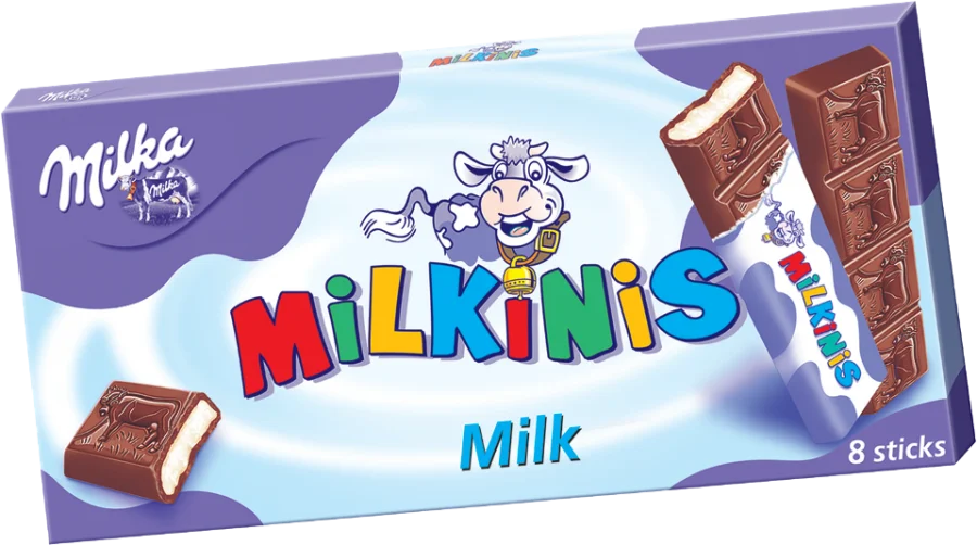 Milkaa chocolate Milkinis stick big 88g (Mondelez Chocolate bars) MILKA