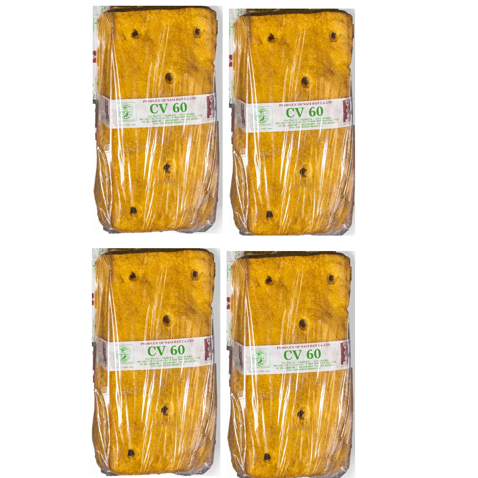 Highly recommended and quality Natural SVR CV 60 (TSR CV) rubber made in Vietnam