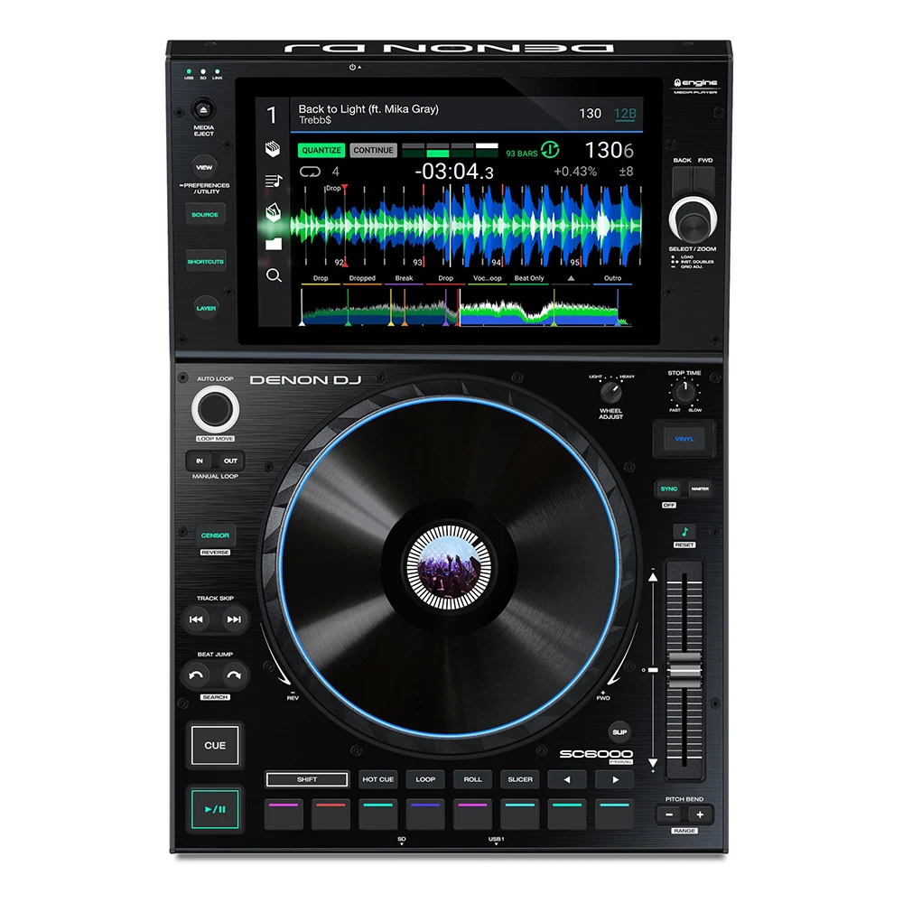 Новый и неиспользованный медиаплеер Denon DJ SC6000 Prime (пара) + набор медиаторов X1850 Prime