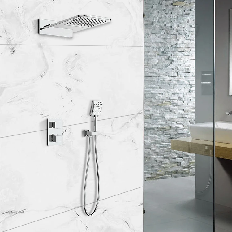 
intelligent constant temperature health shower luxury embedded natural oxygen bar rain shower head 