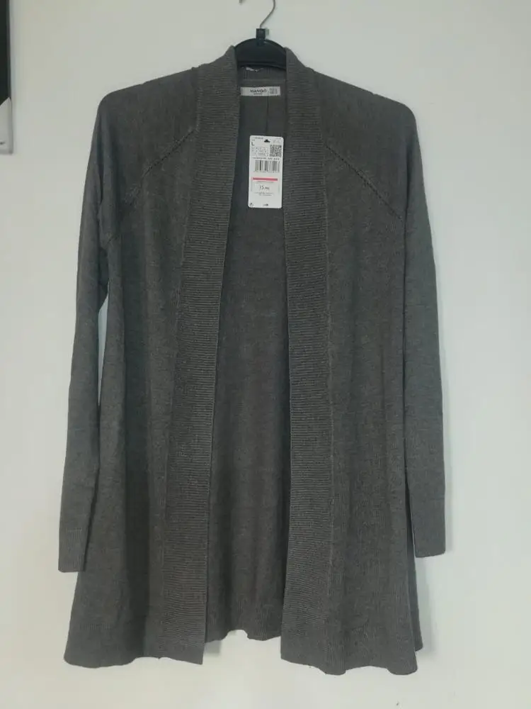 Bangladesh Garments Stock Lot Long Sleeve Open Cardigan Sweater for Women Ladies Casual Outwear Top Knitted Jumper Autumn Season