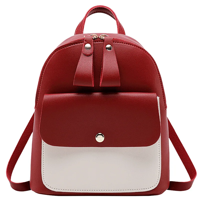 Wholesale Fashion Design Small Backpack Bag PU Leather Girls Mini Backpack