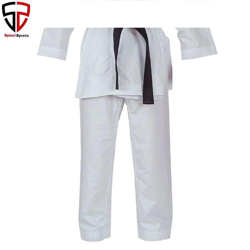 
White Karate Uniform Unisex Children Adult Suit Karate Clothes kids Long Sleeve Fitness Training. 
