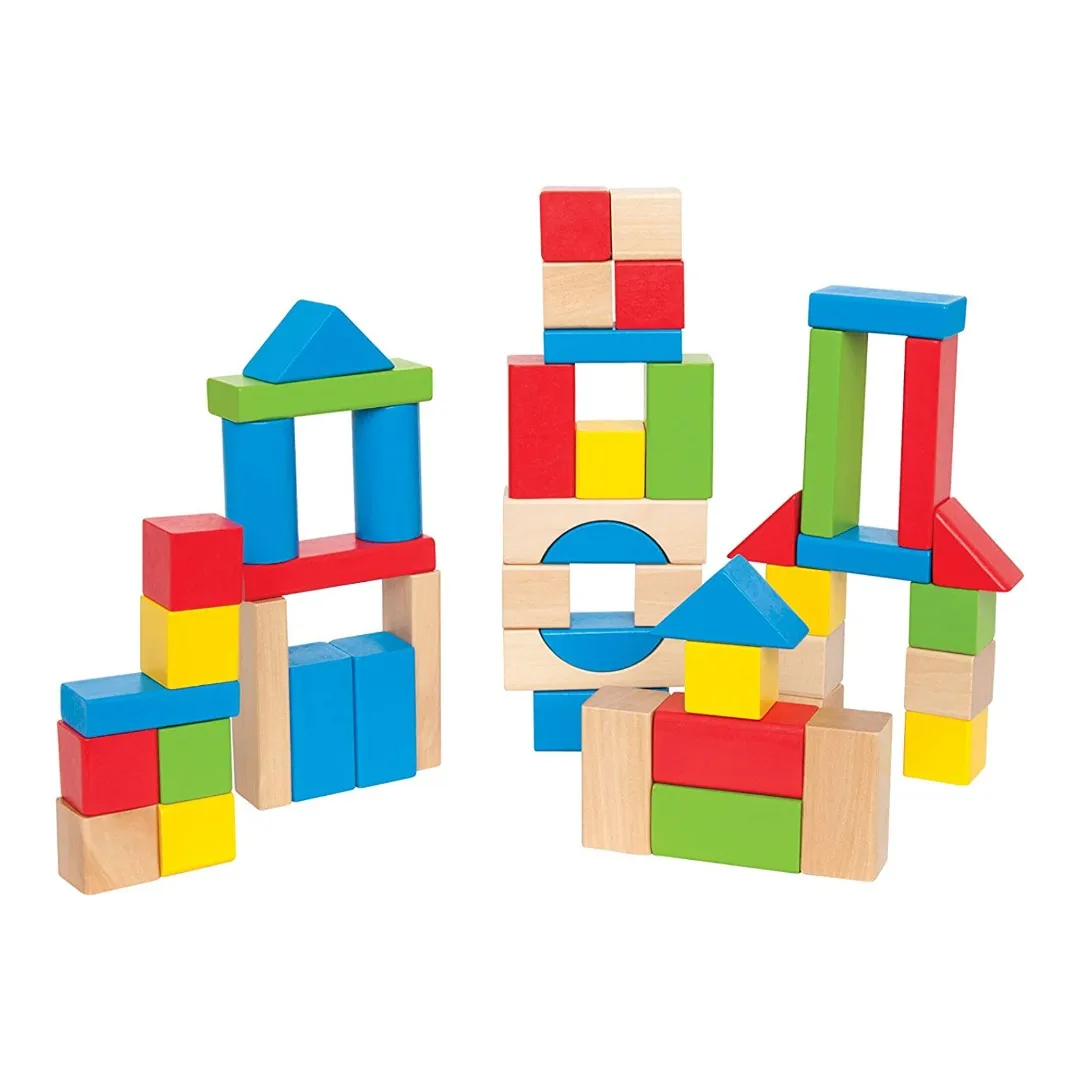 Stacking Wooden Block Educational Toy Set for Toddlers