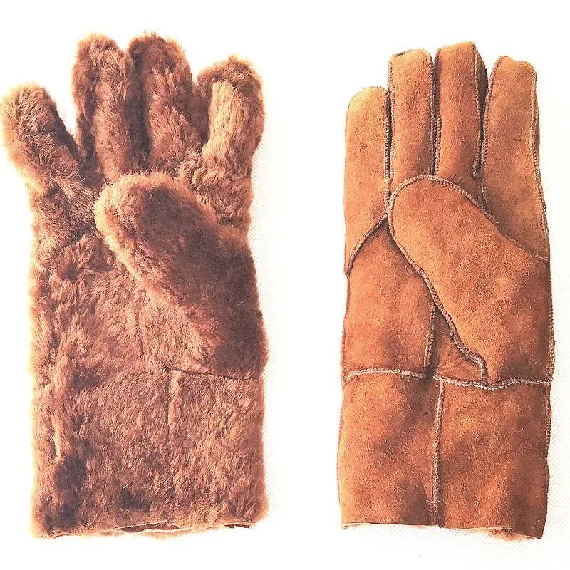 Genuine Sheepskin Fur Mittens Warm And Comfortable Winter Mitten