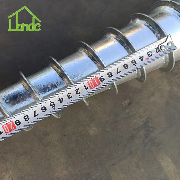 No Dig Ground Screw U Model Screw in Post Stake for Mailbox Post