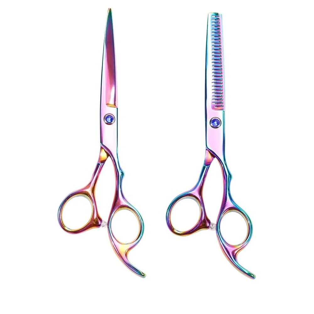 Ножницы для стрижки волос из нержавеющей стали с логотипом на заказ ножницы филировки инструмент