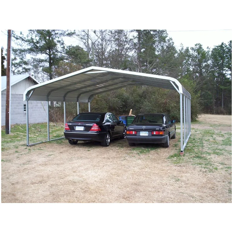 wholesale cheap 20*20 carport modular mobile shelter canopy steel prefab car tent garage folding outdoor
