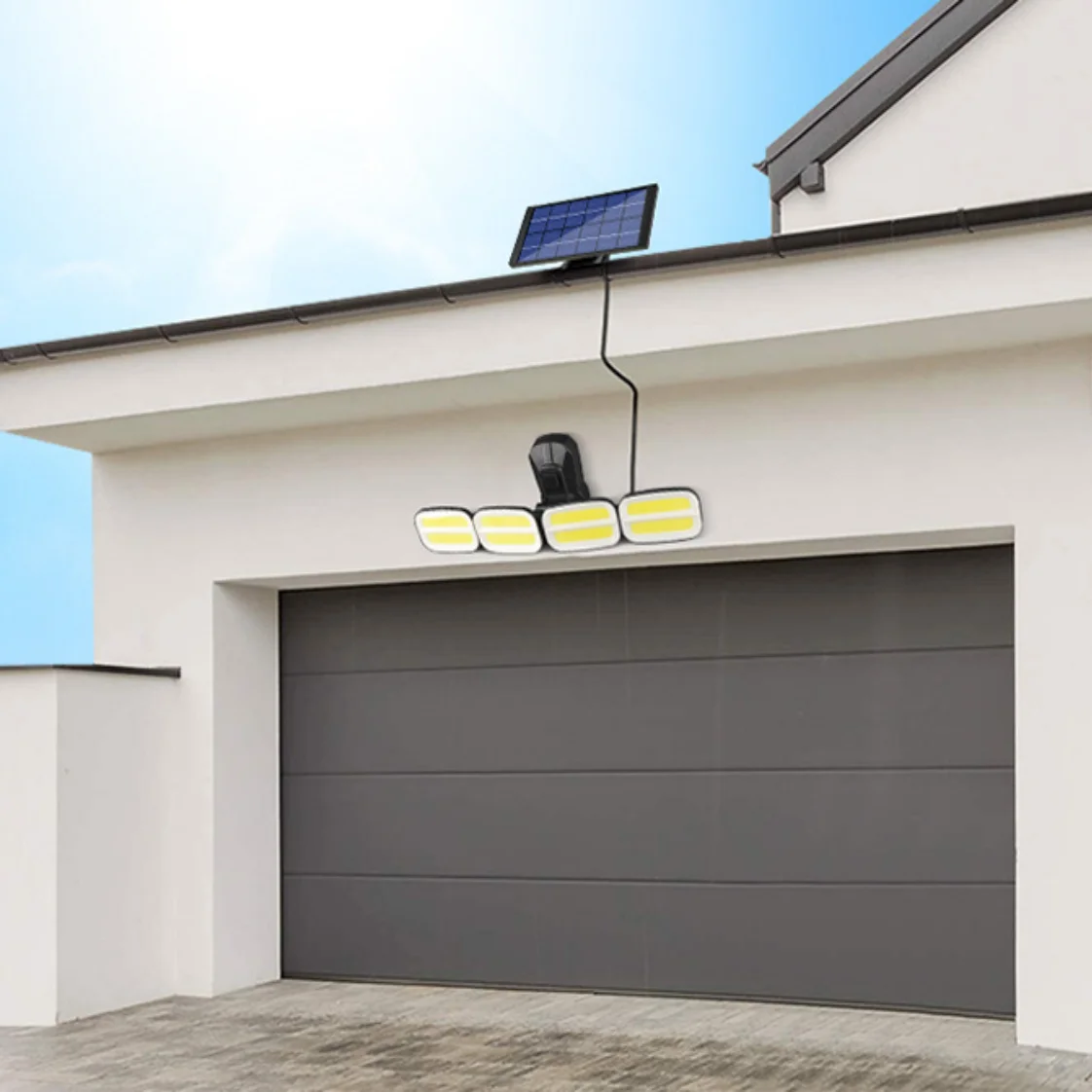 No MOQ 100 Led Solar Light Adjustable Beam Angle Security Lights For House Outdoor