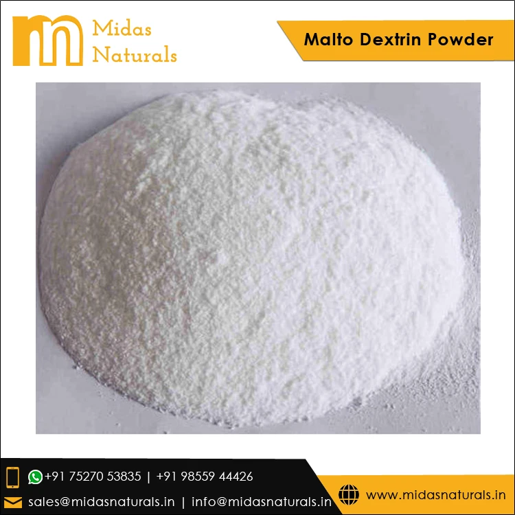 Indian Exporter Selling Food Grade CAS 9050-36-6 Maltodextrin Powder Sweetener Low DE 15