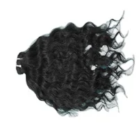 100% индийские человеческие волосы REMY машинное производство наращивание волос натуральные для наращивания!