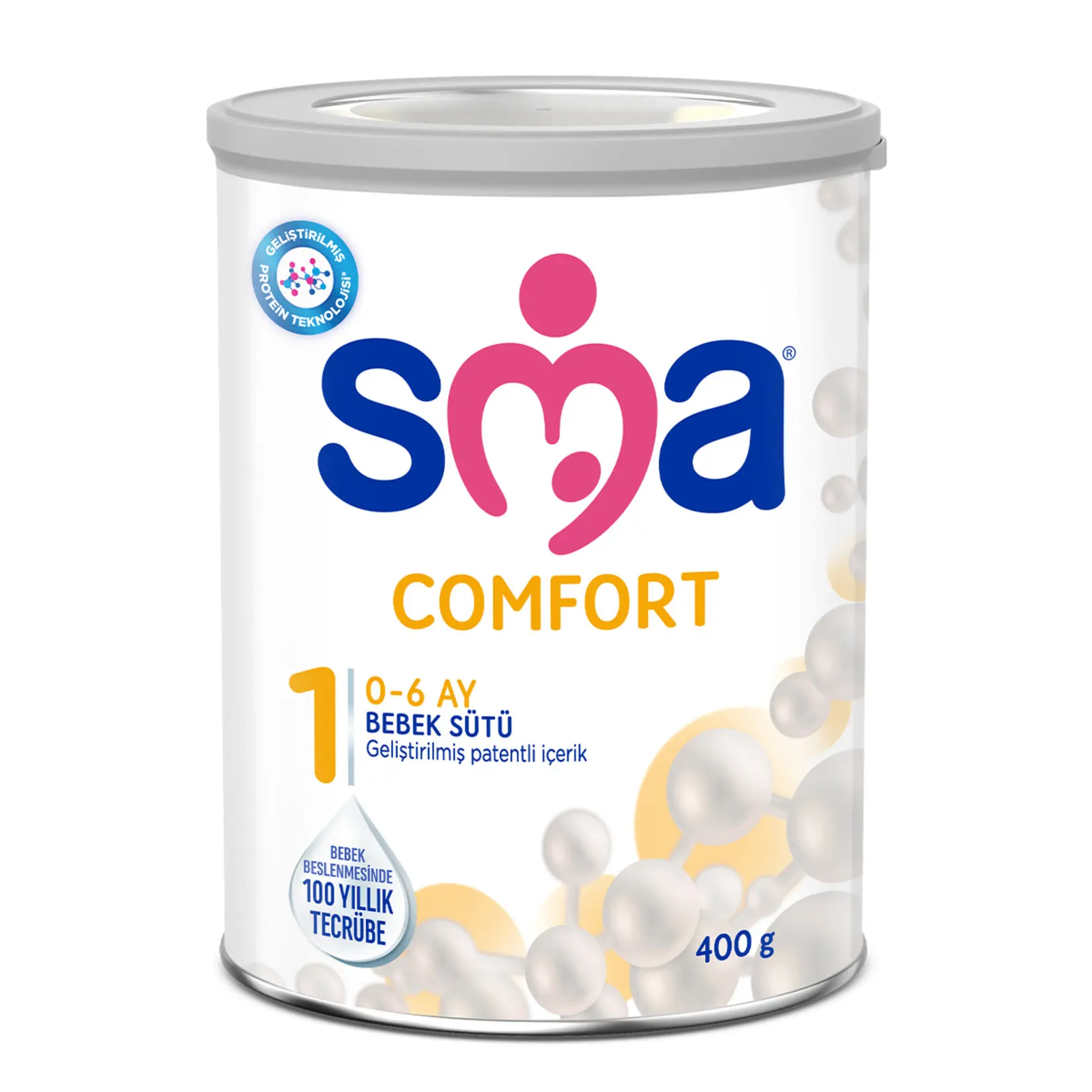 Смесь для детского молока SMA Comfort 400 г, этап 1, 2, 3