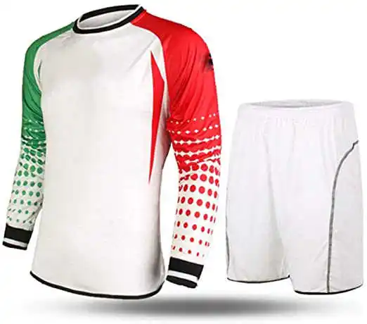 Long Sleeves Custom Factory New Design Sublimation Printing OEM Logos Soccer Jersey Wear for Football Club Uniform Kits