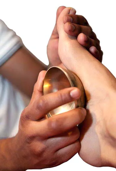 Kansa Vatki с аюрведическими преимуществами массажера для ног и аюрведической детоксикации релаксации глубокой очистки древняя индийская