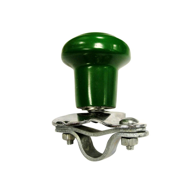 Manufacturer of Green Vinyl Steering Wheel Spinner Knob WSV121G for Tractor