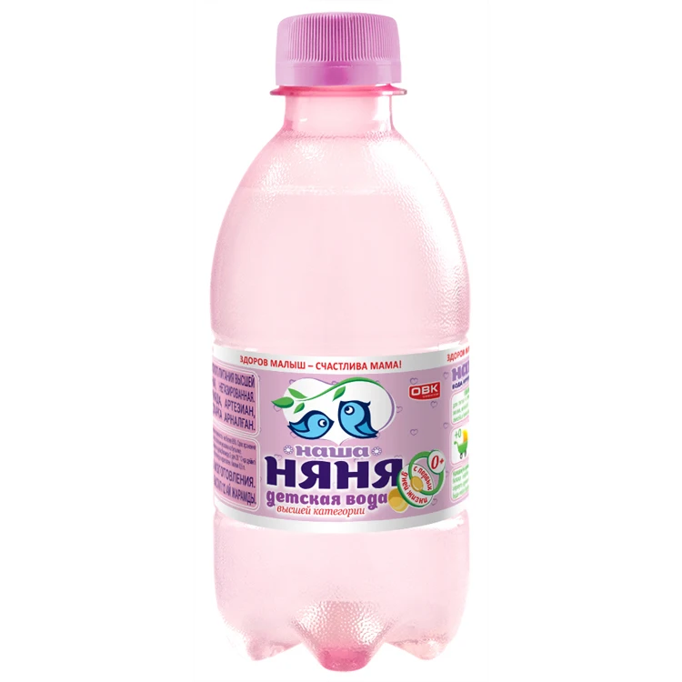 Baby water for children from first days of life, not require boiling, carefully balanced, water bottle