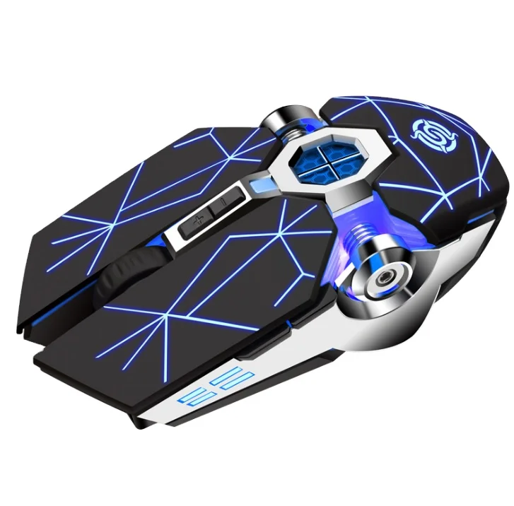FOR Viper BM400 wireless charging mouse cf lol eating chicken League of Legends computer gaming luminous crack mute