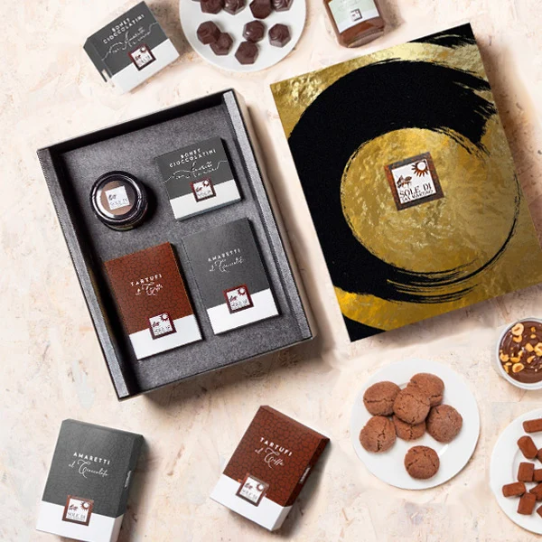 Food & beverage Italian PREMIUM Food & Wine bundle of products in giftbox KIT 7E