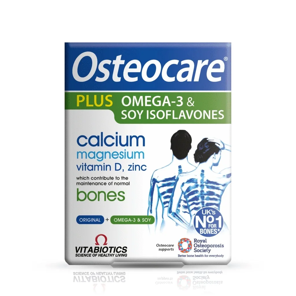Vitabiotics Osteocare Plus таблетки и капсулы Омега-3 и изофлавоны (UPC/EAN 5021265227396)