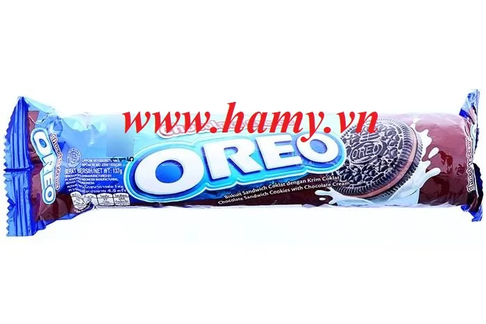 [Hamy.vn] OREO вафельный рулон 54 г Ваниль/шоколад
