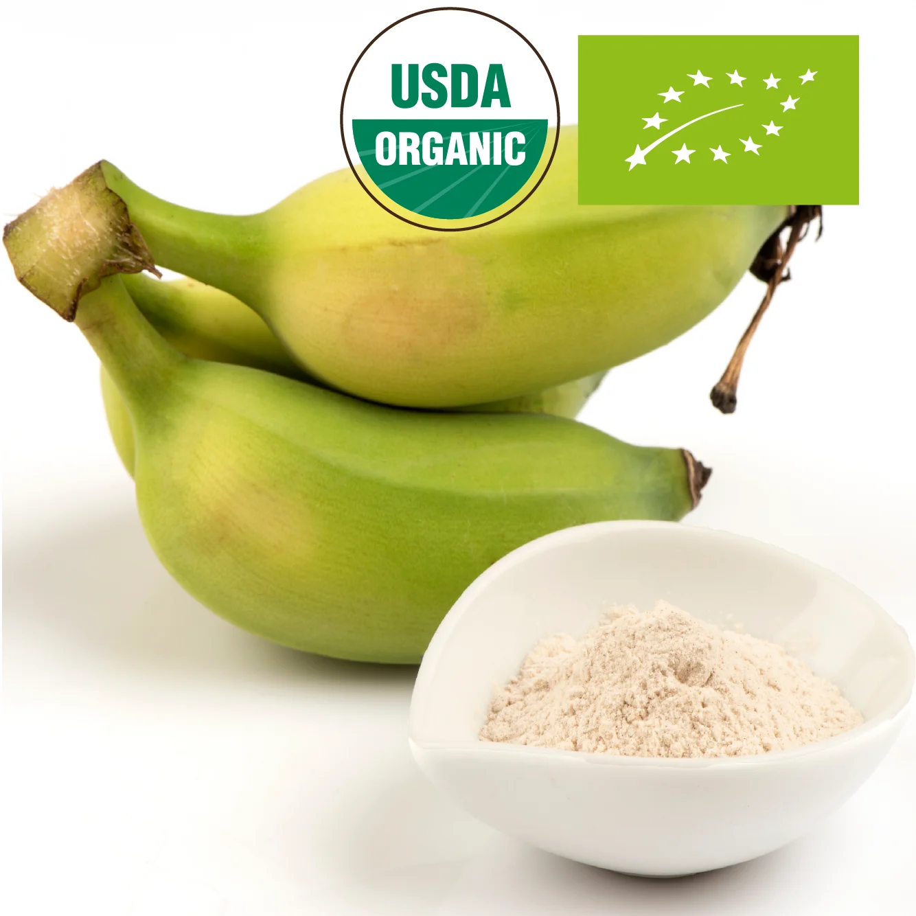 Organic Banana Powder USDA & EU Organic Certified Raw Fine Powder Water Soluble Herbal Extract Powder Wholesale From Thailand
