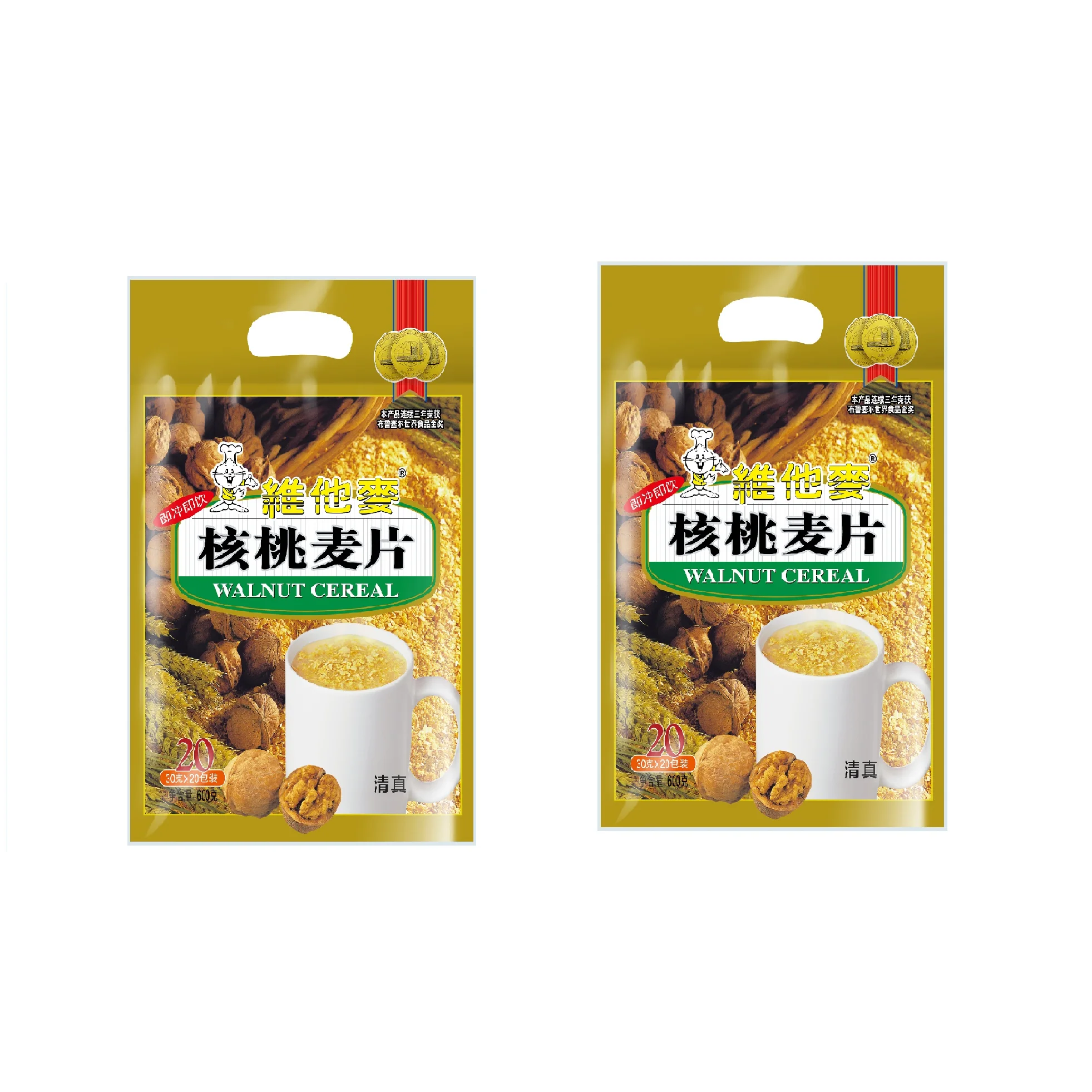 High Quality Malaysia Delicious Dessert  Low-Sodium  Grain Oat Wheat Products VitaMax  Walnut Ready To Eat Cereal