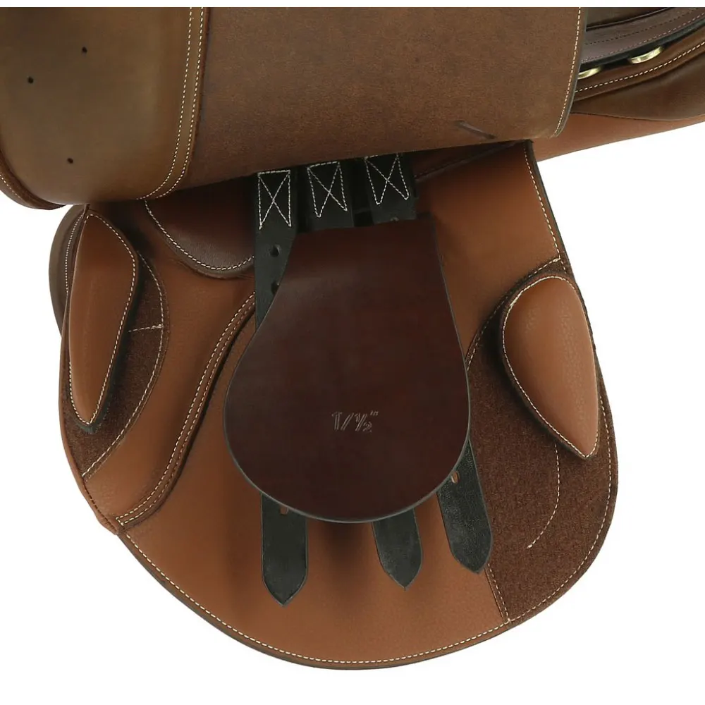 Professional Durable Leather All Purpose English Jumping Racing Riding Equestrian Saddle