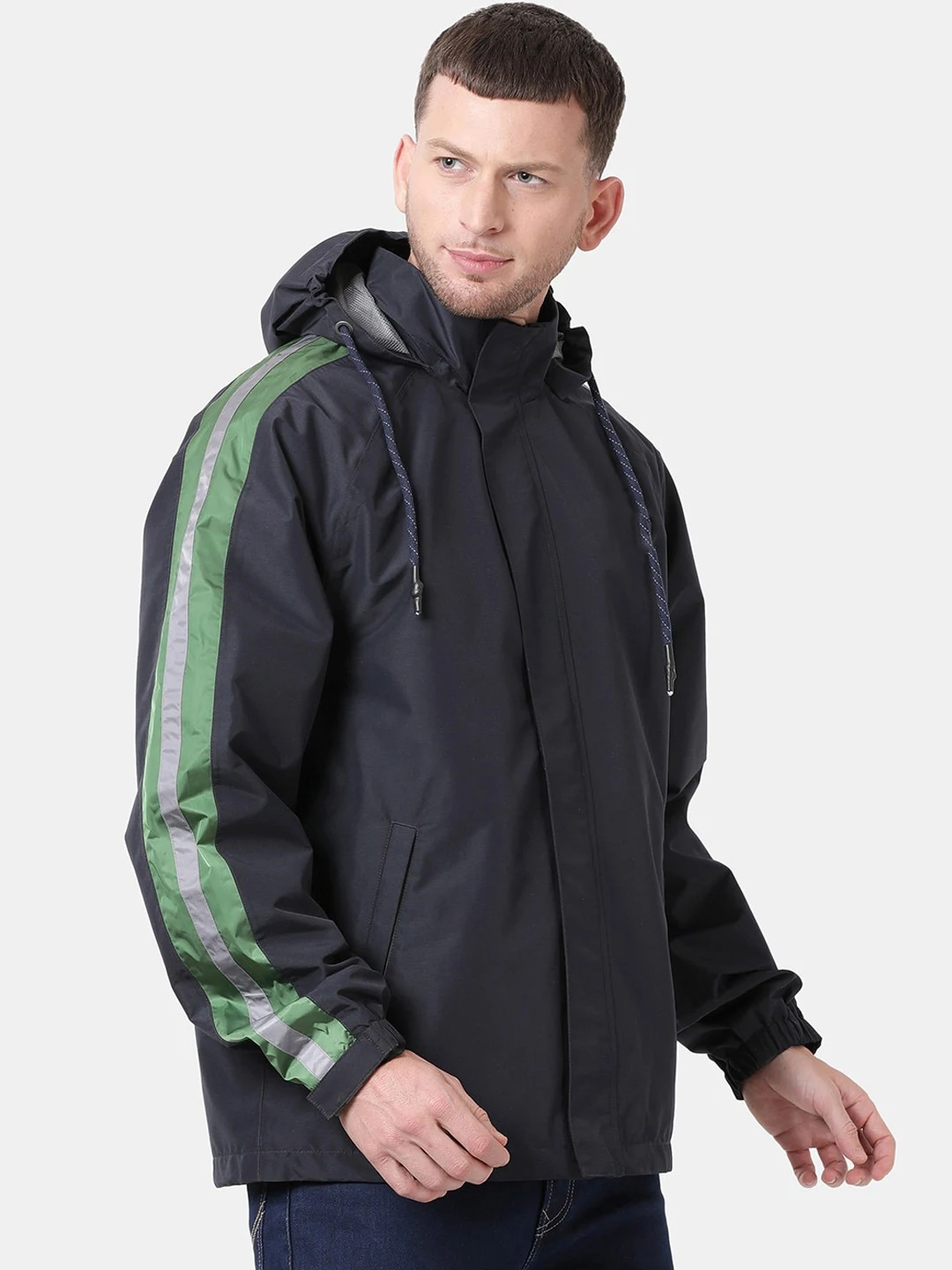 Оптовая продажа новинка высокое качество ПВХ покрытие полиэстер водонепроницаемый мужской дождевик цена производителя дешевая дождевая куртка для мужчин
